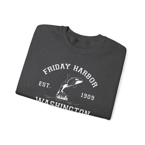 Friday Harbor Washington Gildan Unisex Crewneck Sweatshirt