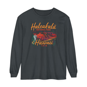Haleakalā National Park Hawaii Comfort Colors Unisex Long Sleeve T-Shirt