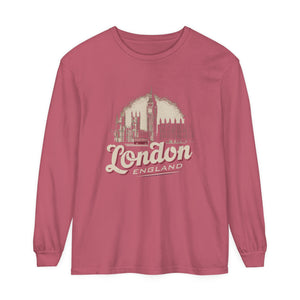 London United Kingdom Comfort Colors Unisex Long Sleeve T-Shirt
