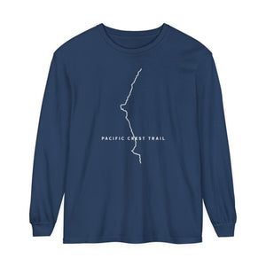 Pacific Crest Trail Comfort Colors Unisex Long Sleeve T-Shirt