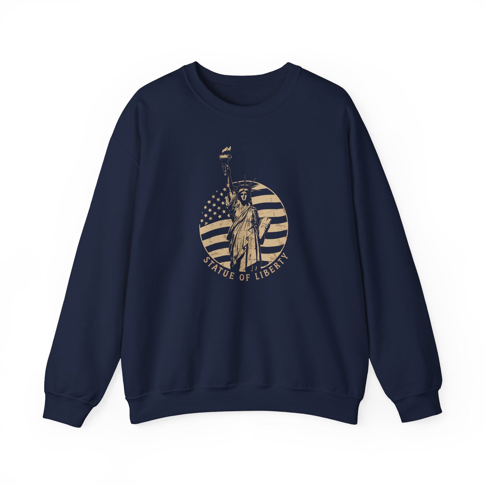 Statue of Liberty New York Gildan Unisex Crewneck Sweatshirt