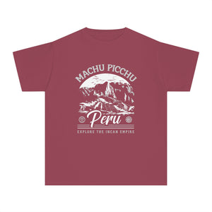 Machu Picchu Peru Comfort Colors Youth Kids T-Shirt