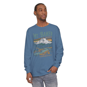 Mount Baker Washington Comfort Colors Unisex Long Sleeve T-Shirt
