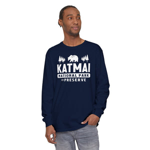 Katmai National Park Alaska Comfort Colors Unisex Long Sleeve T-Shirt