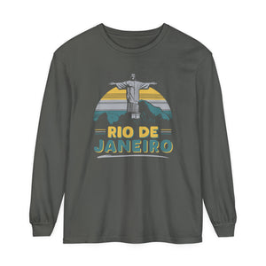 Rio de Janeiro Brazil Comfort Colors Unisex Long Sleeve T-Shirt