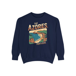 The Azores Portugal Comfort Colors Unisex Sweatshirt