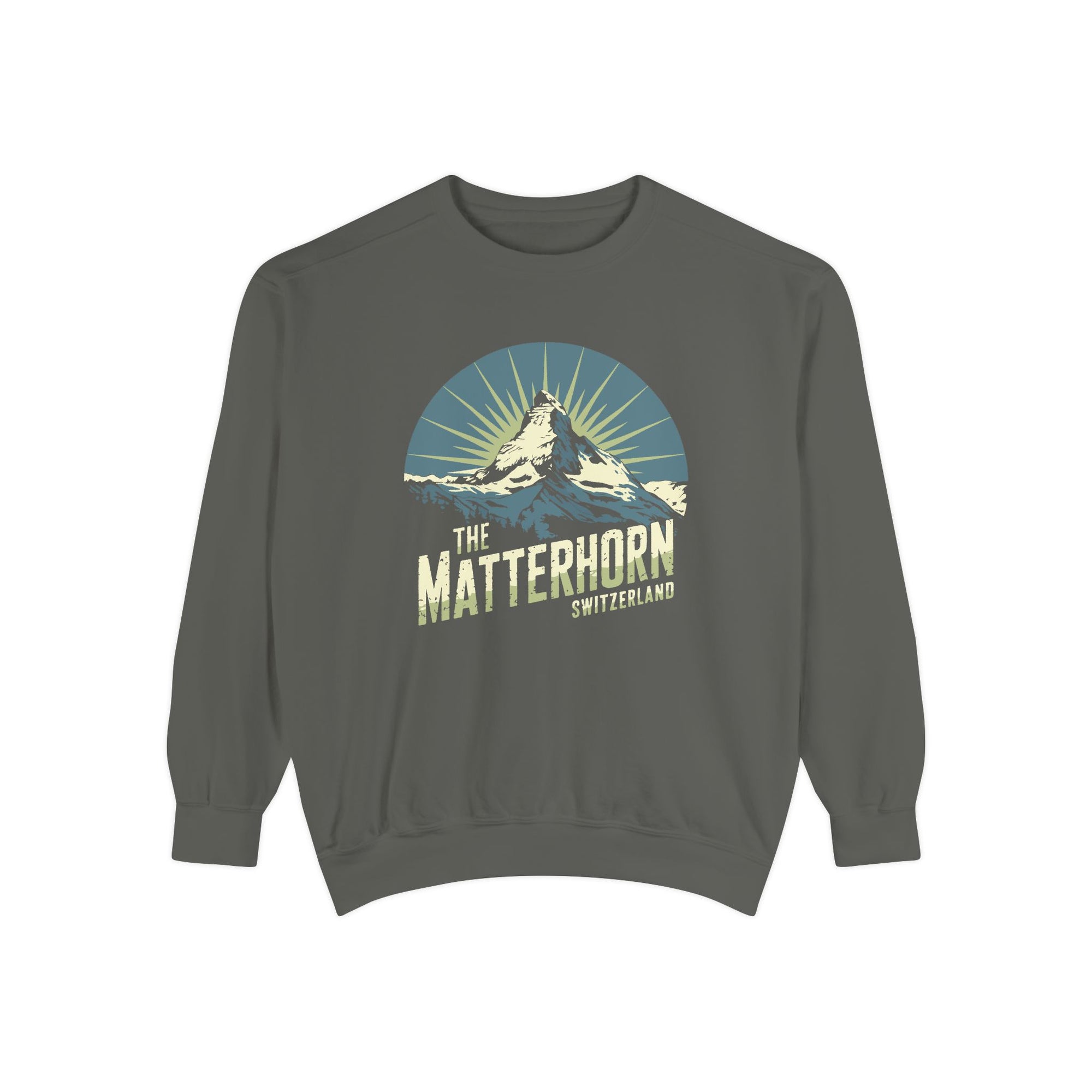 Matterhorn Switzerland Comfort Colors Unisex Sweatshirt