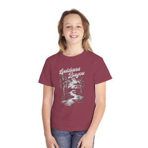 Louisiana Bayou Comfort Colors Youth Kids T-Shirt