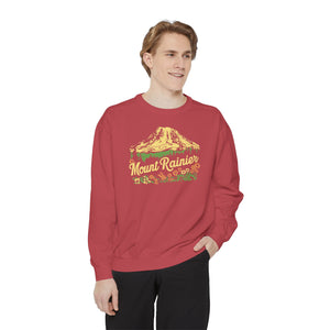 Mount Rainier Washington Comfort Colors Unisex Sweatshirt