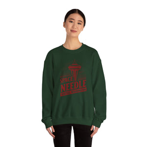 Space Needle Seattle Washington Gildan Unisex Crewneck Sweatshirt