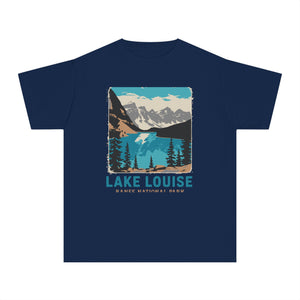 Lake Louise Banff National Park Alberta Comfort Colors Youth Kids T-Shirt