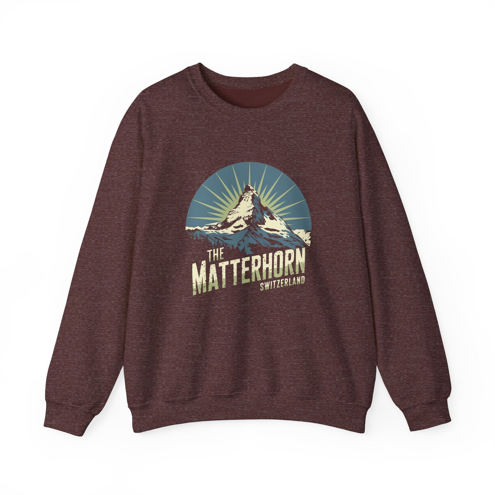 Matterhorn Switzerland Gildan Unisex Crewneck Sweatshirt