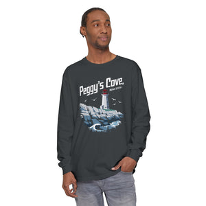 Peggy’s Cove Nova Scotia Comfort Colors Unisex Long Sleeve T-Shirt