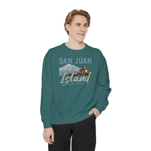 San Juan Island Washington Comfort Colors Unisex Sweatshirt