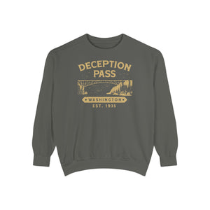 Deception Pass Washington Comfort Colors Unisex Sweatshirt