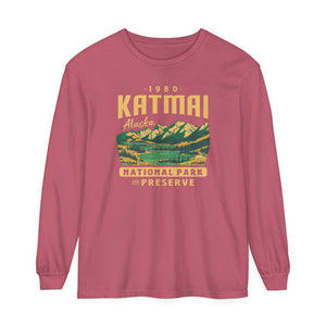 Katmai National Park Alaska Comfort Colors Unisex Long Sleeve T-Shirt