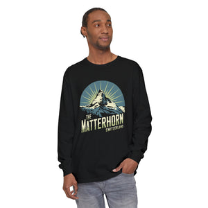 Matterhorn Switzerland Comfort Colors Unisex Long Sleeve T-Shirt