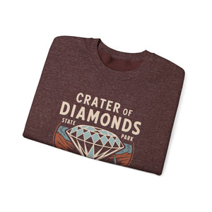 Crater of Diamonds State Park Arkansas Gildan Unisex Crewneck Sweatshirt