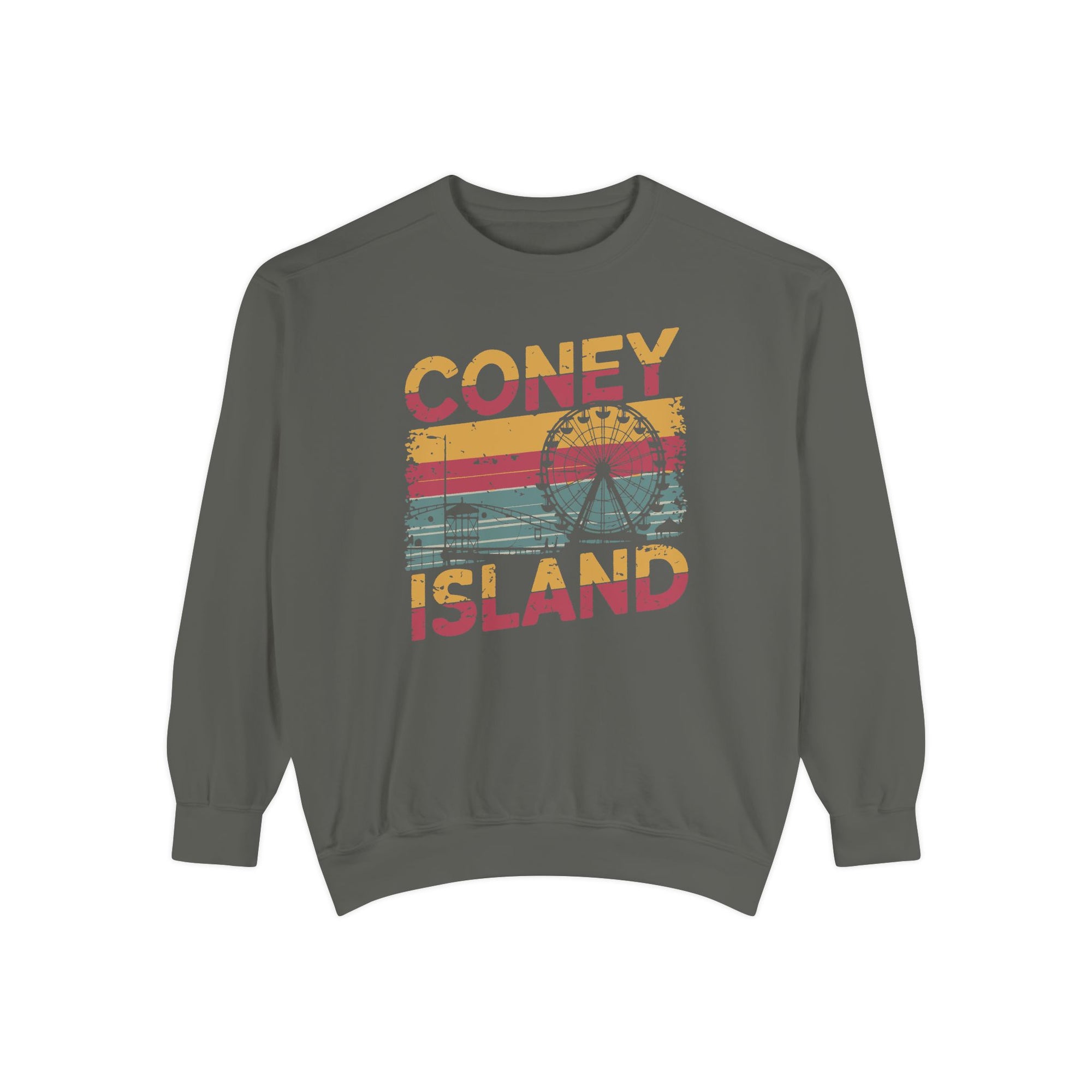 Coney Island New York Comfort Colors Unisex Sweatshirt