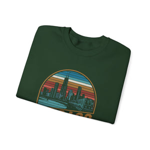 Chicago Skyline Illinois Gildan Unisex Crewneck Sweatshirt
