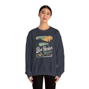 Bar Harbor Maine Gildan Unisex Crewneck Sweatshirt