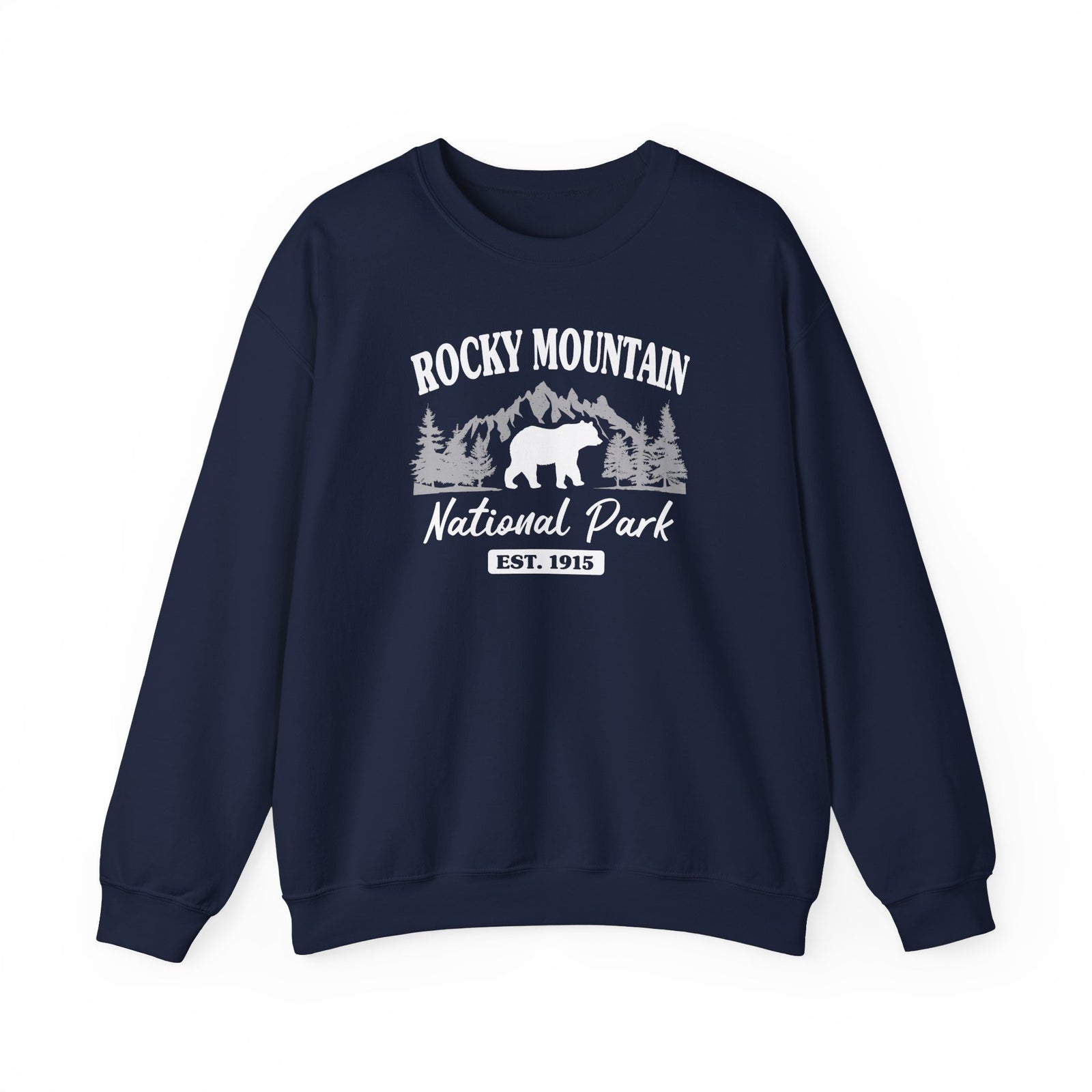 Rocky Mountain National Park Colorado Gildan Unisex Crewneck Sweatshirt