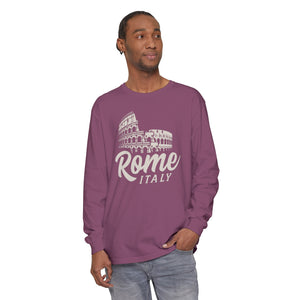 Rome Italy Comfort Colors Unisex Long Sleeve T-Shirt
