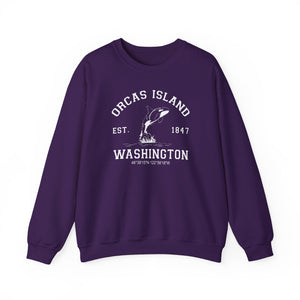 Orcas Island Washington Gildan Unisex Crewneck Sweatshirt