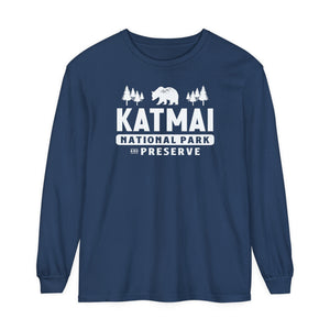 Katmai National Park Alaska Comfort Colors Unisex Long Sleeve T-Shirt
