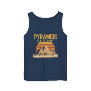 Pyramids of Giza Egypt Comfort Colors Tank Top