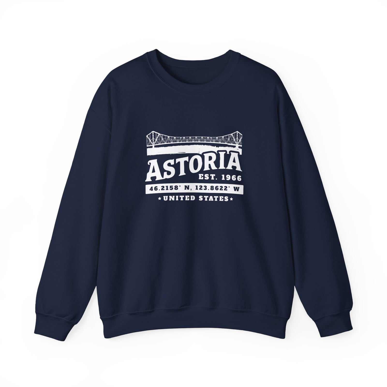 Astoria Oregon Gildan Unisex Crewneck Sweatshirt