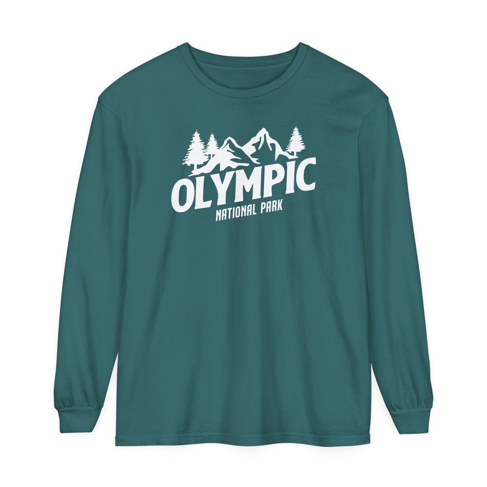 Olympic National Park Washington Comfort Colors Unisex Long Sleeve T-Shirt