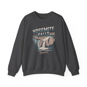 Yosemite Falls Yosemite National Park California Gildan Unisex Crewneck Sweatshirt