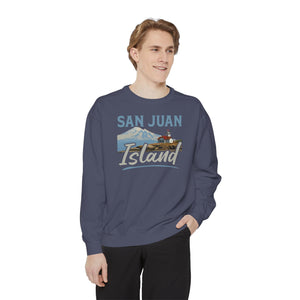 San Juan Island Washington Comfort Colors Unisex Sweatshirt