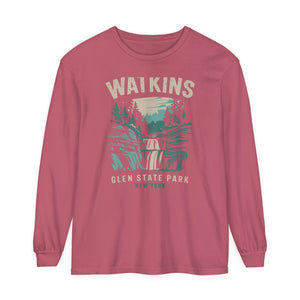 Watkins Glen State Park New York Comfort Colors Unisex Long Sleeve T-Shirt
