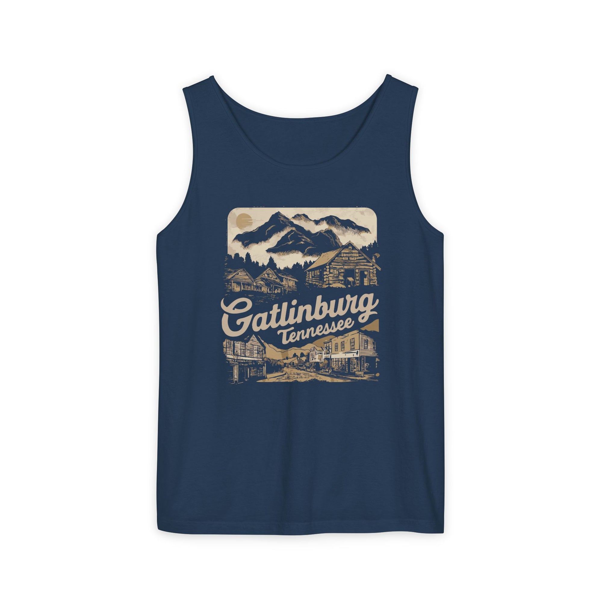 Gatlinburg Tennessee Great Smoky Mountains Comfort Colors Tank Top