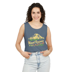 Mount Rainier Washington Comfort Colors Tank Top