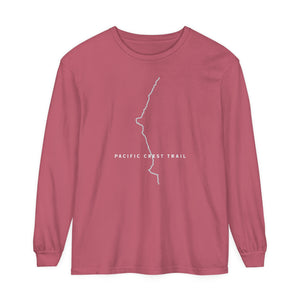 Pacific Crest Trail Comfort Colors Unisex Long Sleeve T-Shirt