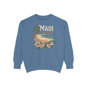 Maui Hawaii Comfort Colors Unisex Sweatshirt