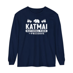 Katmai National Park Alaska Comfort Colors Unisex Long Sleeve T-Shirt