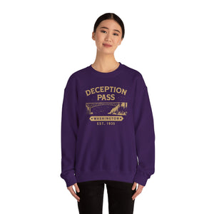 Deception Pass Washington Gildan Unisex Crewneck Sweatshirt
