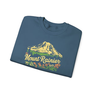 Mount Rainier Washington Gildan Unisex Crewneck Sweatshirt