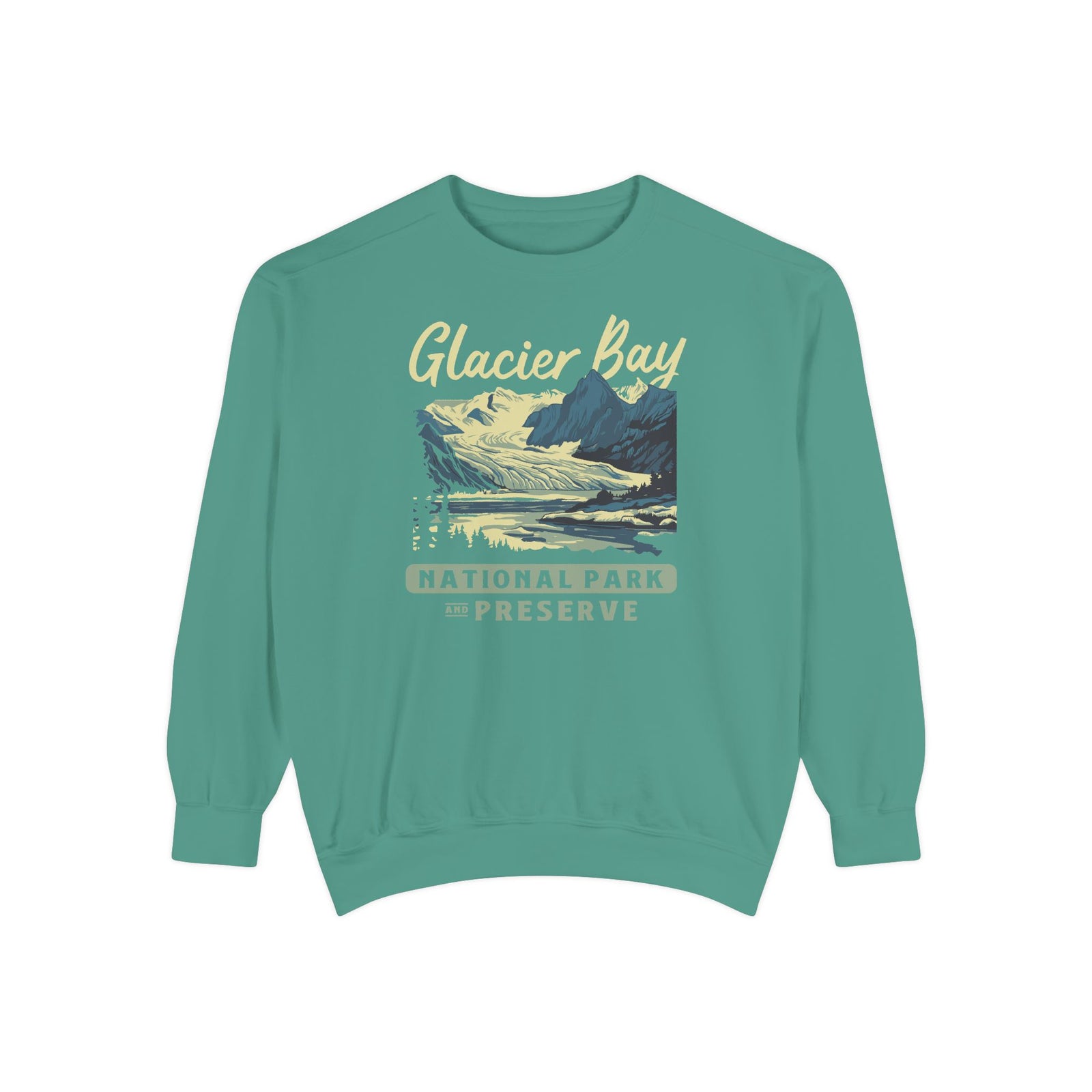 Glacier Bay National Park Alaska Comfort Colors Unisex Sweatshirt