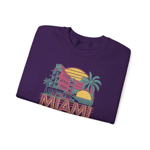 Miami Florida Gildan Unisex Crewneck Sweatshirt
