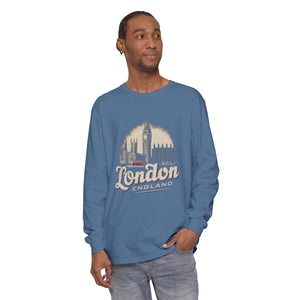 London United Kingdom Comfort Colors Unisex Long Sleeve T-Shirt