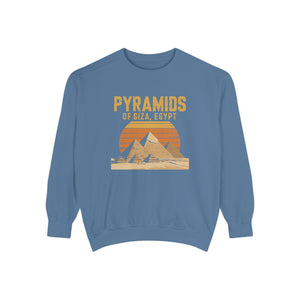 Pyramids of Giza Egypt Comfort Colors Unisex Sweatshirt