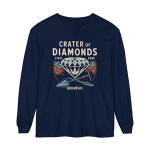 Crater of Diamonds State Park Arkansas Comfort Colors Unisex Long Sleeve T-Shirt