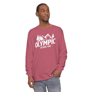 Olympic National Park Washington Comfort Colors Unisex Long Sleeve T-Shirt