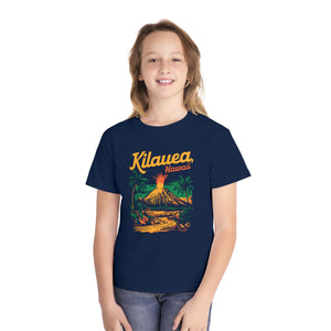 Kīlauea Hawaii Comfort Colors Youth Kids T-Shirt