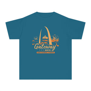 Gateway Arch National Park Missouri Comfort Colors Youth Kids T-Shirt